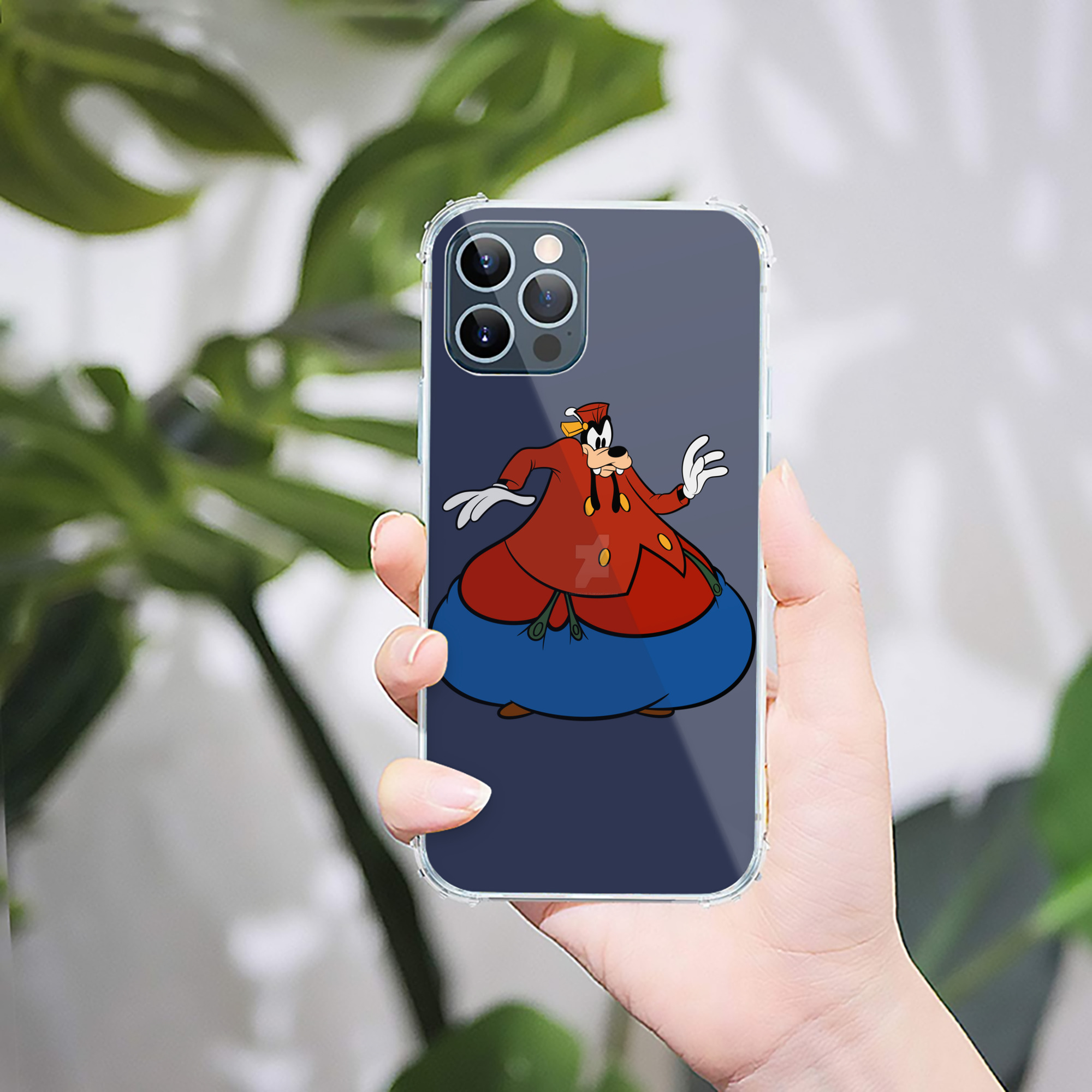 （画像用） ミッキーマウス Mickey Mouse 【iPhone 12シリーズ対応】透明スマホケース（クリアソフトケース）